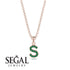 Inital Emerald Necklace - Chaya No. 5