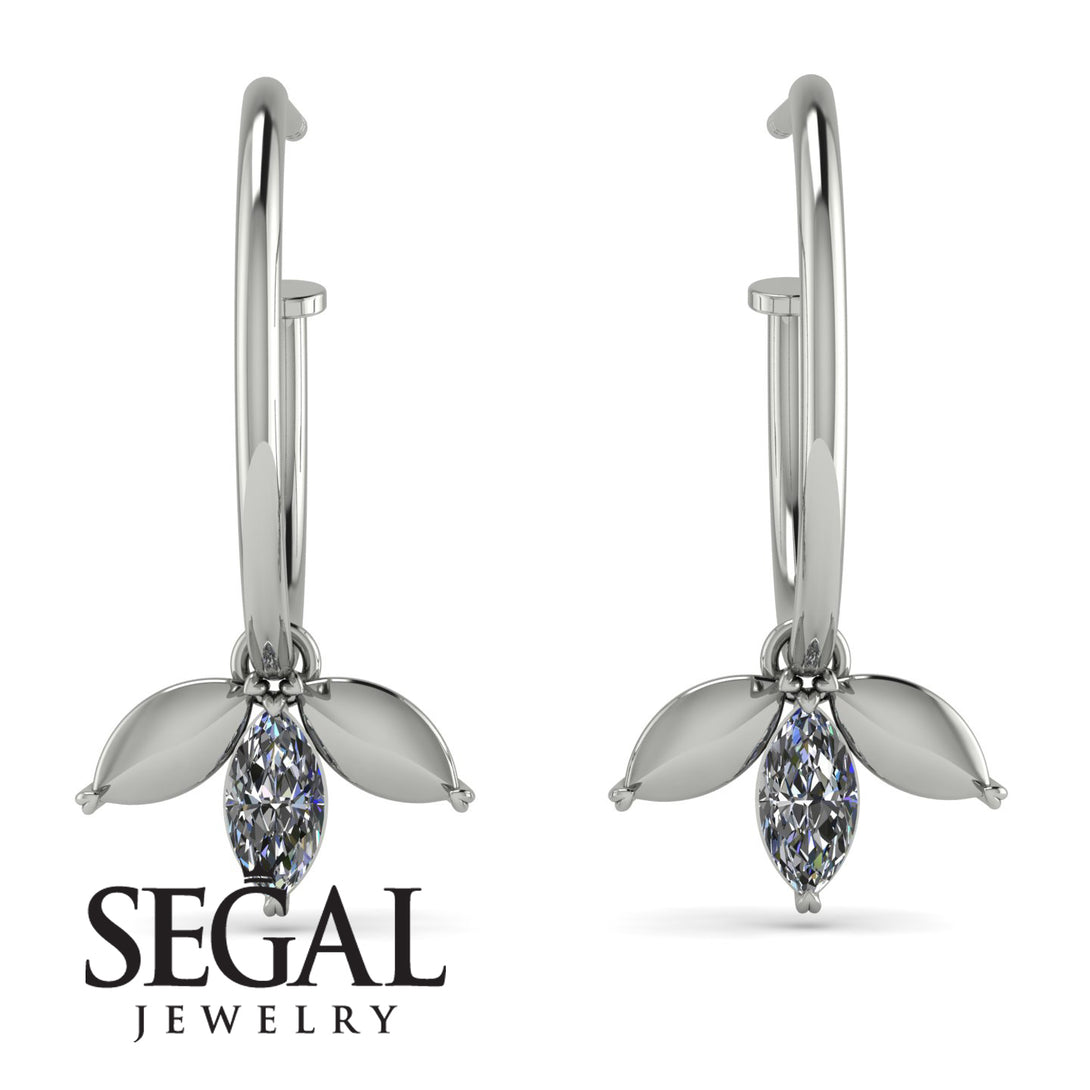 Leaves Diamond Earrings - Anika No. 3