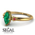 Marquise Emerald Geometrical Engagement Ring - Reese No. 49 image 2