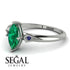 Marquise Emerald Geometrical Engagement Ring - Reese No. 66 image 2