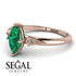 Marquise Emerald Geometrical Engagement Ring - Reese No. 5 image 2