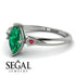 Marquise Emerald Geometrical Engagement Ring - Reese No. 51