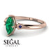 Marquise Emerald Geometrical Engagement Ring - Reese No. 65