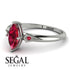 Marquise Ruby Geometrical Engagement Ring - Reese No. 57 image 2