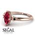 Marquise Ruby Geometrical Engagement Ring - Reese No. 41 image 2