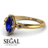 Marquise Sapphire Geometrical Engagement Ring - Reese No. 73
