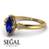 Marquise Sapphire Geometrical Engagement Ring - Reese No. 13 image 2
