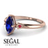 Marquise Sapphire Geometrical Engagement Ring - Reese No. 59 image 2