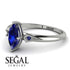 Marquise Sapphire Geometrical Engagement Ring - Reese No. 75 image 2