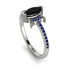 Marquise Cut Black Diamond Pave Ring - Kathleen No. 69 image 1