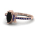 Marquise Cut Black Diamond Pave Ring - Kathleen No. 68