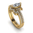 Marquise Cut Diamond Pave Bridal Set - Kathleen No. 1