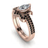 Marquise Cut Diamond Pave Bridal Set - Kathleen No. 32 image 1