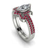 Marquise Cut Diamond Pave Bridal Set - Kathleen No. 48 image 1
