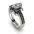 Marquise Cut Diamond Pave Bridal Set - Kathleen No. 33 image 1