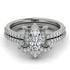 Marquise Cut Diamond Pave Bridal Set - Kathleen No. 3