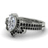 Marquise Cut Diamond Pave Bridal Set - Kathleen No. 33