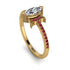 Marquise Cut Diamond Pave Ring - Kathleen No. 46 image 1