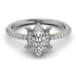 Marquise Cut Diamond Pave Ring - Kathleen No. 3 image 2