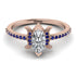 Marquise Cut Diamond Pave Ring - Kathleen No. 62