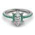 Marquise Cut Diamond Pave Ring - Kathleen No. 18 image 2
