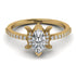 Marquise Cut Diamond Pave Ring - Kathleen No. 1