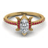 Marquise Cut Diamond Pave Ring - Kathleen No. 46