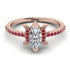 Marquise Cut Diamond Pave Ring - Kathleen No. 47