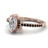 Marquise Cut Diamond Pave Ring - Kathleen No. 32 image 3