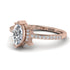 Marquise Cut Diamond Pave Ring - Kathleen No. 2