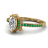 Marquise Cut Diamond Pave Ring - Kathleen No. 16