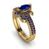 Marquise Cut Sapphire Pave Bridal Set - Kathleen No. 73 image 1