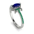Marquise Cut Sapphire Pave Ring - Kathleen No. 30 image 1