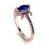 Marquise Cut Sapphire Pave Ring - Kathleen No. 74