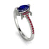 Marquise Cut Sapphire Pave Ring - Kathleen No. 60 image 1