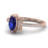 Marquise Cut Sapphire Pave Ring - Kathleen No. 14 image 3