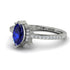 Marquise Cut Sapphire Pave Ring - Kathleen No. 15 image 3