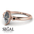 Marquise Diamond Geometrical Engagement Ring - Reese No. 32