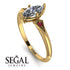 Marquise Diamond Geometrical Engagement Ring - Reese No. 46