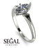 Marquise Diamond Geometrical Engagement Ring - Reese No. 33