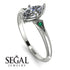 Marquise Diamond Geometrical Engagement Ring - Reese No. 18 image 3
