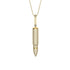 Men Bullet Diamond Pendant - Richard No. 1
