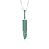 Men Bullet Emerald Pendant - Richard No. 6