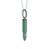 Men Bullet Emerald Pendant - Richard No. 6