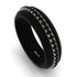 Men's Black Diamond Black Ring - Aiden No. 6