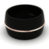 Men's Black Wedding Band - Dylan No. 2