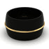 Men's Black Wedding Band - Dylan No. 1