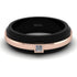 Men's Diamond Black Wedding Band - Edward No. 2
