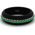 Men's Emerald Black Ring - Aiden No. 14