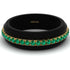 Men's Emerald Black Ring - Aiden No. 13